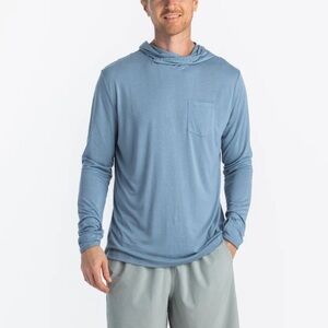 Free Fly Apparel Men's Bamboo Lightweight Hoodie Large